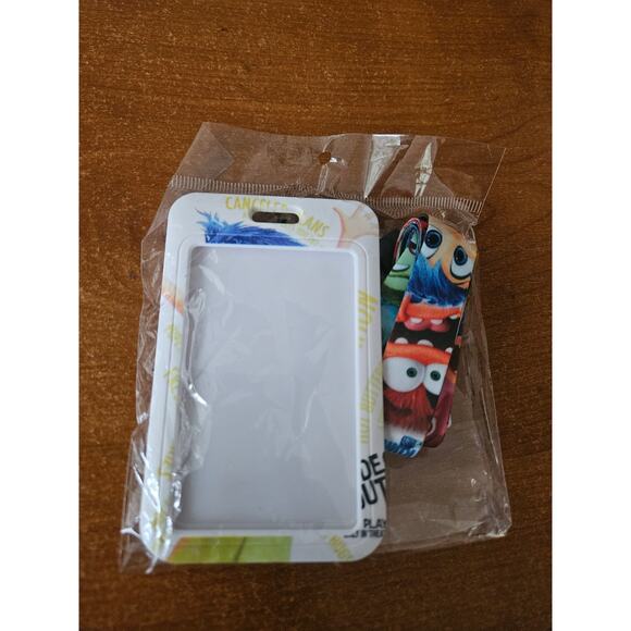 Disney Inside Out Lanyard with ID Holder & Charm – Vibrant Emotions Design - Picture 5 of 6